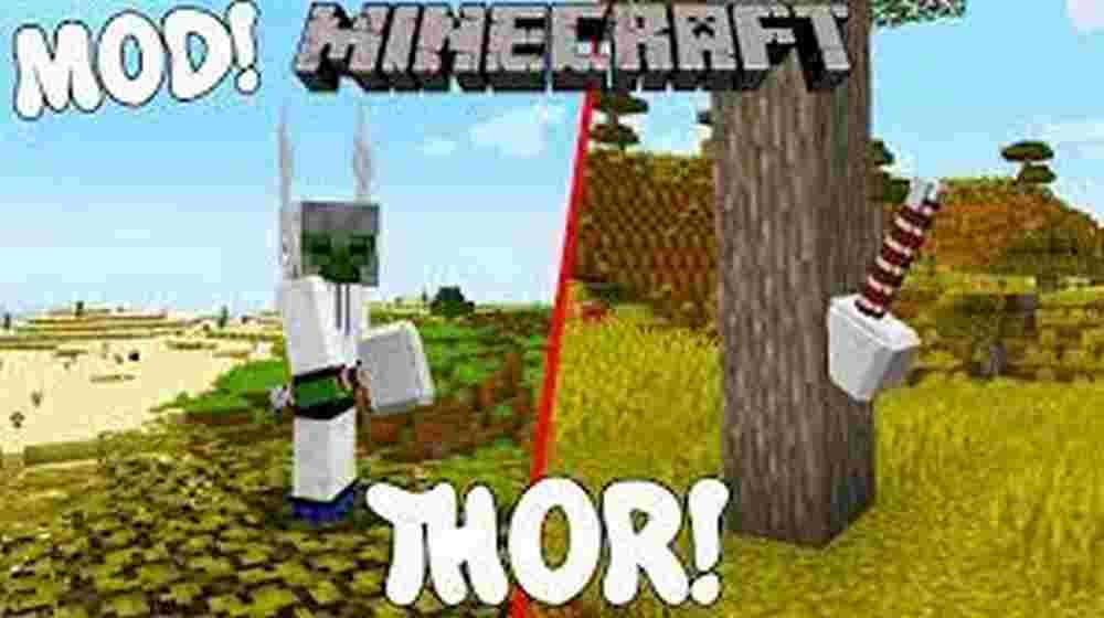 Thor Hammer 1 16 5 1 15 2 1 14 4 1 12 2 Minecraft Descargar